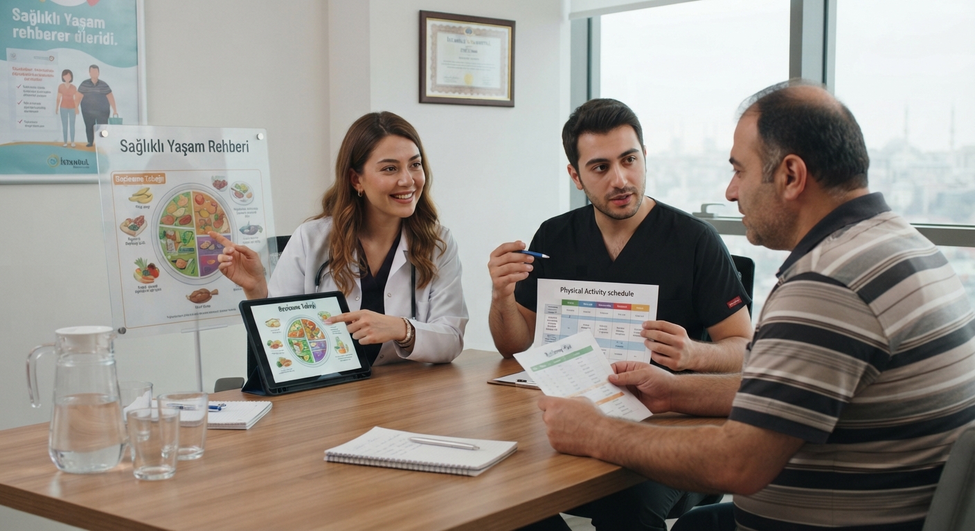 Nutrition and lifestyle consultation for obesity treatment